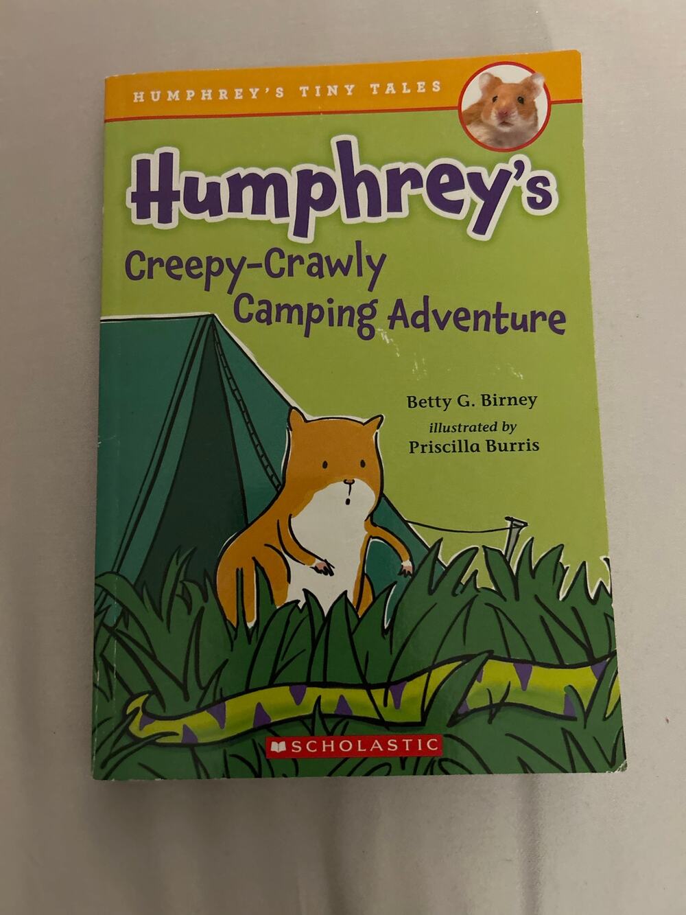 Humphrey's Creepy Crawling camping adventure book